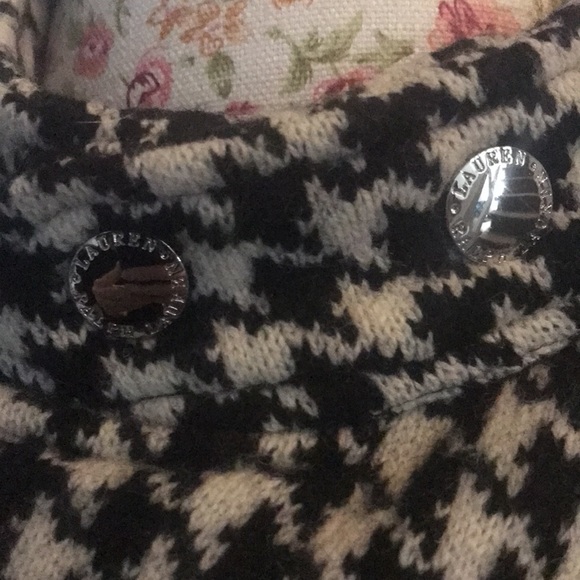 🆕NWOT*Ralph Lauren MOTO Jacket 100%Lambswool Houndstooth Size 3X - Picture 8 of 16